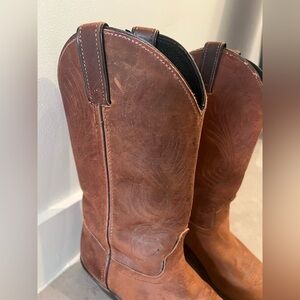Vintage Code West Brown Cowboy Boots